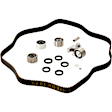 4-Piece Kit Timing Belt Kit, 2.5L, 4Cyl Water Pump Not Included Includes (1) Cylinder Head Bolt, (1) Cylinder Head Gasket, (1) Timing Belt Kit, and (1) Water Pump