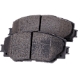 2018 Toyota RAV4 - 8-Piece Kit Front and Rear Brake Disc and Pad Kit, Cross-drilled and Slotted, 5 Lugs, 2.5L 4Cyl,  Includes (4) Brake Disc and (2) Brake Pad Set
