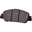 2017 Honda Accord - 8-Piece Kit Front and Rear Brake Disc and Pad Kit, Cross-drilled and Slotted, 5 Lugs, 3.5L 6Cyl,  Includes (4) Brake Disc and (2) Brake Pad Set