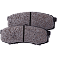 4-Wheel Set Front and Rear Brake Disc and Pad Kit, Cross-drilled and Slotted 6 Lugs Front-318.77 mm/Rear-311.91 mm, Includes (2) Brake Pad Set and (4) Brake Disc