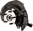 4-Piece Kit Front, Driver and Passenger Side Steering Knuckle, With Bearing, With Dust Shield, Includes (2) Control Arm and (2) Knuckle