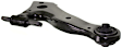 4-Piece Kit Front, Driver and Passenger Side Steering Knuckle, With Bearing, With Dust Shield, Includes (2) Control Arm and (2) Knuckle