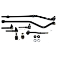 8-Piece Kit Track Bar - Direct Fit, 8-Piece Kit Includes (2) Ball Joint, (1) Sway Bar Link, (4) Tie Rod End, and (1) Track Bar