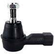 4-Piece Kit Front, Driver and Passenger Side, Lower, Outer Control Arms, Includes (2) Control Arm and (2) Tie Rod End