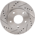 2003 Chevrolet S10 - 6-Piece Kit Front, Driver and Passenger Side Wheel Hub, 4-Wheel ABS, 4WD, 5 Lugs, With Bearing, With Sensor,  Includes (2) Brake Disc, (1) Brake Pad Set and (2) Wheel Hub
