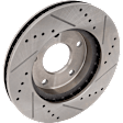 2003 Chevrolet S10 - 6-Piece Kit Front, Driver and Passenger Side Wheel Hub, 4-Wheel ABS, 4WD, 5 Lugs, With Bearing, With Sensor,  Includes (2) Brake Disc, (1) Brake Pad Set and (2) Wheel Hub