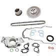 3-Piece Kit Oil Pump, Includes (1) Oil Pump, (1) Timing Cover Gasket and (1) Timing Chain Kit