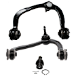 3-Piece Kit Front, Driver and Passenger Side, Upper and Lower Control Arms, Includes (2) Control Arm, (1) Ball Joint