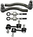 6-Piece Kit Front Suspension Kit, Includes (4) Tie Rod End and (2) Sway Bar Link