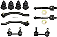 10-Piece Kit Front, Driver and Passenger Side Suspension Kit, Includes (4) Ball Joint, (4) Tie Rod End and (2) Sway Bar Link