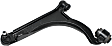 4-Piece Kit Front, Driver and Passenger Side, Lower Control Arm Kit, Includes (2) Control Arm and (2) Tie Rod End