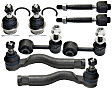8-Piece Kit Suspension Kit, Includes (2) Ball Joint, (2) Sway Bar Link, and (4) Tie Rod End