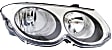 2001 Chrysler 300M Base - 3-Piece Kit Front Primed Bumper Cover,  Includes (1) Bumper Cover and (2) Headlight