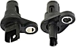 2007 BMW X5 3.0si 6 Cyl 3.0L - 2-Piece Kit Crankshaft Position Sensor, 3.0L 6Cyl,  Includes (1) Camshaft Position Sensor and (1) Crankshaft Position Sensor