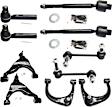 2009 Lexus GX470 - 10-Piece Kit Front, Driver and Passenger Side, Upper and Lower Control Arm Kit,  Includes (4) Control Arm, (2) Sway Bar Link, and (4) Tie Rod End