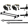 8-Piece Kit Front Suspension Kit, Includes (2) Ball Joint, (2) Sway Bar Link, and (4) Tie Rod End