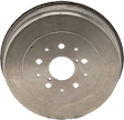 8-Piece Kit Front and Rear Brake Disc and Drum Kit, Plain Surface, 5 Lugs, Ceramic Pad Material, includes (2) Brake Disc, (2) Brake Drum, (1) Brake Pad Set, and (1) Brake Shoe Set