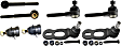 8-Piece Kit Front, Driver and Passenger Side Suspension Kit, Includes (4) Ball Joint and (4) Tie Rod End