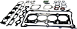 2-Piece Kit Engine Gasket Set, Overhaul, Turbocharged, DOHC, 20 Valves, Includes (1) Cylinder Head Gasket, (1) Lower Engine Gasket Set