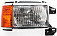 1988 Ford Bronco - 4-Piece Kit Driver and Passenger Side Halogen Headlight, With bulb(s), OE Replacement,  Includes (2) Headlight and (2) Tail Light