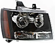 2007-2014 Chevrolet Suburban 1500 - 4-Piece Kit Driver and Passenger Side Halogen Headlight, With bulb(s), OE Replacement, Includes (2) Headlight and (2) Tail Light