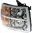 2013 Chevrolet Silverado 1500 - 4-Piece Kit Driver and Passenger Side Halogen Headlight, With bulb(s), OE Replacement,  Includes (2) Headlight and (2) Tail Light