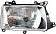 1997 Toyota T100 - 6-Piece Kit Driver and Passenger Side Halogen Headlight, With bulb(s), OE Replacement,  Includes (2) Corner Light, (2) Headlight, and (2) Tail Light