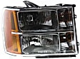 2008 GMC Sierra 1500 - 4-Piece Kit Driver and Passenger Side Halogen Headlight, With bulb(s), OE Replacement,  Includes (2) Headlight and (2) Tail Light