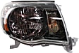 4-Piece Kit Driver and Passenger Side Halogen Headlight, With bulb(s), Type 1, OE Replacement, Includes (2) Headlight and (2) Tail Light