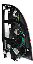 4-Piece Kit Driver and Passenger Side Halogen Headlight, With bulb(s), Type 1, OE Replacement, Includes (2) Headlight and (2) Tail Light