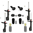 KIT-082224-C01 12-Piece Kit Front and Rear, Driver and Passenger Side Bare Strut, Includes (4) Shock Absorber and Strut Assembly, (4) Shock and Strut Mount and (4) Shock and Strut Boot
