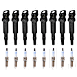 KIT-082224-C372 16-Piece Kit Ignition Coil and Spark Plug Kit, 4.4L, 8Cyl, Includes (8) Ignition Coil and (8) Spark Plug