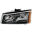 2004 Chevrolet Silverado 1500 Base - 12-Piece Kit Front Bumper, Chrome,  Includes (1) Bumper, (2) Bumper Bracket, (1) Bumper Cover, (1) Grille Assembly, (2) Headlight, (2) Turn Signal Light, and (1) Valance