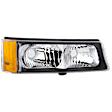 2004 Chevrolet Silverado 1500 Base - 12-Piece Kit Front Bumper, Chrome,  Includes (1) Bumper, (2) Bumper Bracket, (1) Bumper Cover, (1) Grille Assembly, (2) Headlight, (2) Turn Signal Light, and (1) Valance