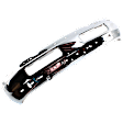 1996 Dodge Ram 1500 - 8-Piece Kit Front Bumper, Old Body Style, For Models Without Fog Light Holes and Sport Package, Chrome, Standard Cab Pickup,  Includes (1) Bumper, (2) Bumper Cover, (2) Fog Light Trim, (1) Grille Assembly, (1) Grille Bracket, and (1) Valance