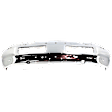1996 Dodge Ram 1500 - 8-Piece Kit Front Bumper, Old Body Style, For Models Without Fog Light Holes and Sport Package, Chrome, Standard Cab Pickup,  Includes (1) Bumper, (2) Bumper Cover, (2) Fog Light Trim, (1) Grille Assembly, (1) Grille Bracket, and (1) Valance