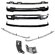 2001 Toyota Tacoma - 8-Piece Kit Front Bumper, 4WD, Paint to Match, Includes (1) Bumper, (2) Bumper Bracket, (1) Bumper Filler, (3) Bumper Retainer, and (1) Valance
