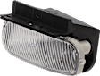1999 Ford Ranger - 6-Piece Kit Front Bumper, Except STX Model, Styleside, For Models With Fog Lights, Chrome, Includes (1) Bumper, (2) Bumper Bracket, (2) Fog Light, and (1) Valance