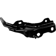 1986 Toyota Pickup - 5-Piece Kit Front Bumper, RWD, Painted Black, Standard Cab Pickup, Includes (1) Bumper, (2) Bumper Bracket, and (2) Bumper End