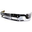 2017 Ram 1500 Outdoorsman - 5-Piece Kit Front Bumper, For Models With Two Piece  Type, Chrome,  Includes (1) Bumper, (1) Bumper Cover, (2) Fog Light, and (1) Valance