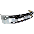 2017 Ram 1500 Outdoorsman - 5-Piece Kit Front Bumper, For Models With Two Piece  Type, Chrome,  Includes (1) Bumper, (1) Bumper Cover, (2) Fog Light, and (1) Valance