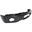 5-Piece Kit Front Bumper Powdercoated Black, Includes (1) Bumper, (2) Bumper Bracket, (1) Bumper Trim and (1) License Plate Bracket