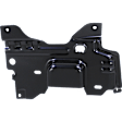 5-Piece Kit Front Bumper Powdercoated Black, Includes (1) Bumper, (2) Bumper Bracket, (1) Bumper Trim and (1) License Plate Bracket