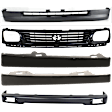 5-Piece Kit, Bumper, Fleetside, RWD, Painted Black, Includes (1) Bumper, (1) Grille Assembly, (2) Headlight Filler, and (1) Valance