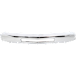 4-Piece Kit Front Bumper End, For Models Without Fog Lights, Chrome, Plastic, Includes (1) Bumper, (2) Bumper End, and (1) Valance