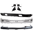 4-Piece Kit Bumper Chrome, Includes (1) Bumper, (1) Bumper Bracket, (1) Bumper Cover and (1) Valance