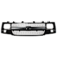 2004 GMC Savana 3500 - 4-Piece Kit Front Bumper, Chrome, Includes (1) Bumper, (1) Bumper Cover, (1) Grille Assembly, and (1) Valance