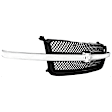 2004 Chevrolet Silverado 1500 Base - 4-Piece Kit Bumper, Chrome,  Includes (1) Bumper, (1) Bumper Cover, (1) Grille Assembly, and (1) Valance