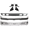 2005 Chevrolet Silverado 1500 Base - 4-Piece Kit Front Bumper, For Models With Towing Package and Fog Lights, Chrome, Includes (1) Bumper, (1) Bumper Cover, (1) Bumper Bracket and (1) Valance