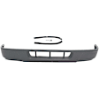 2004 Ford Ranger XL - 4-Piece Kit Front Bumper, RWD, Painted Black, Includes (1) Bumper, (2) Bumper Bracket, and (1) Valance